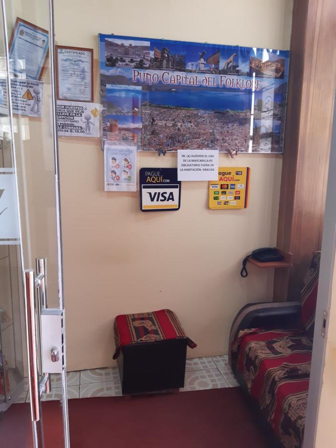 Hostal Vista Al Lago Titicaca Puno Exteriör bild